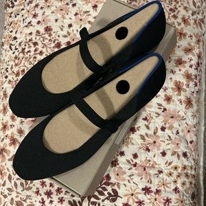 Rothy, The Square Maryjane. Black.